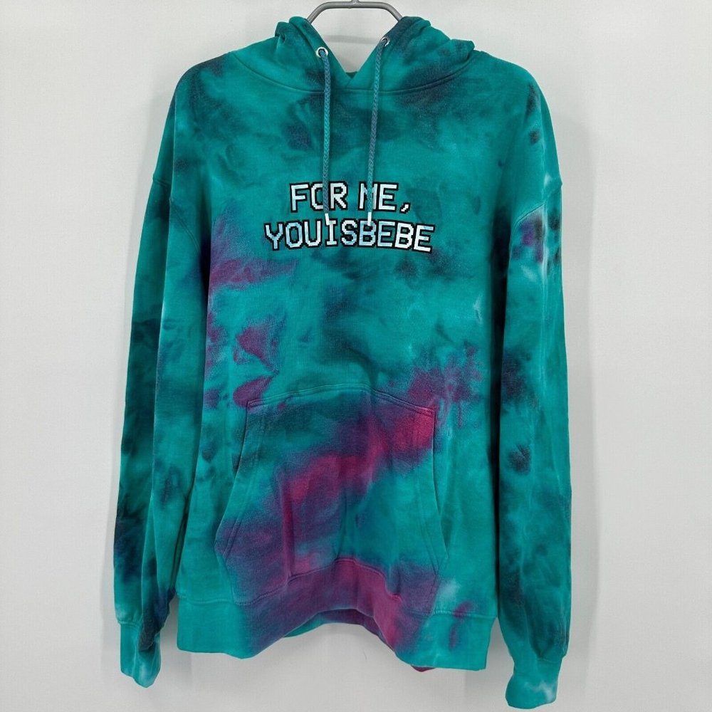 Avani Gregg For Me You is Bebe Tie Dye Sweatshirt sz M Merch Gemma Chicken Girls